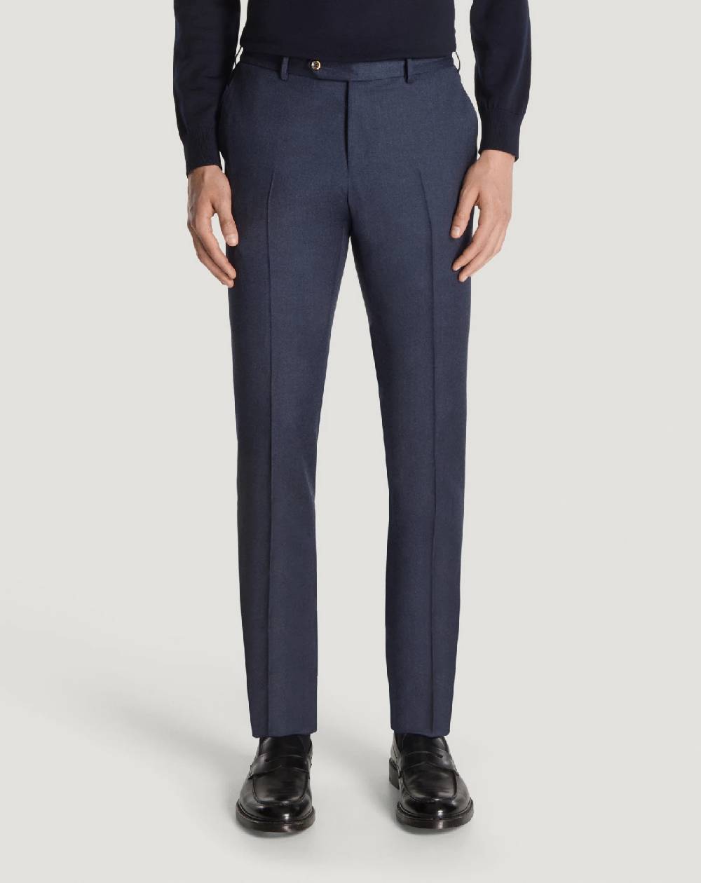 Pt Torino Pantaloni Slim in flanella Soddisfazione Garantita