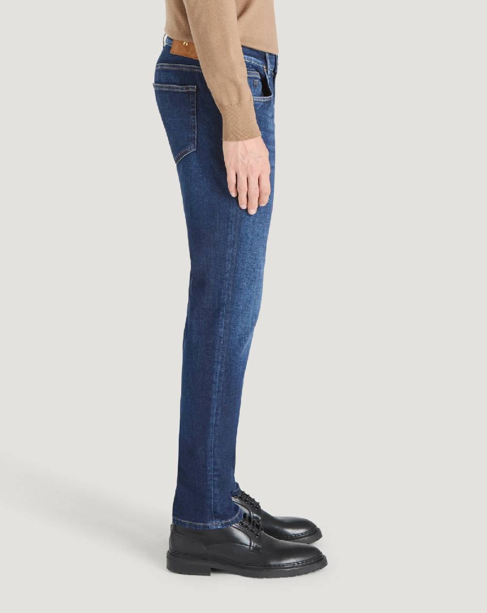 Pt Torino Jeans Swing in denim di cotone stretch Consegna Veloce