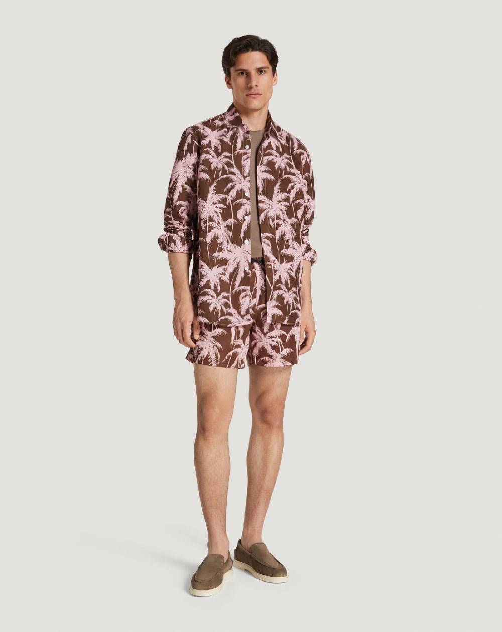 Pt Torino Camicia in twill di lino Shopping Online