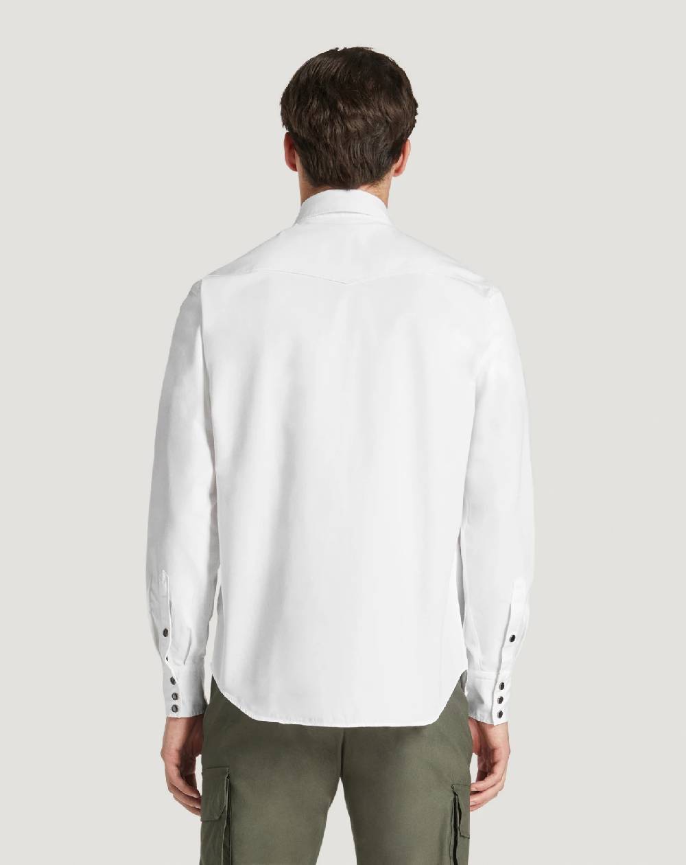 Pt Torino Camicia in gabardina di cotone Sottocosto