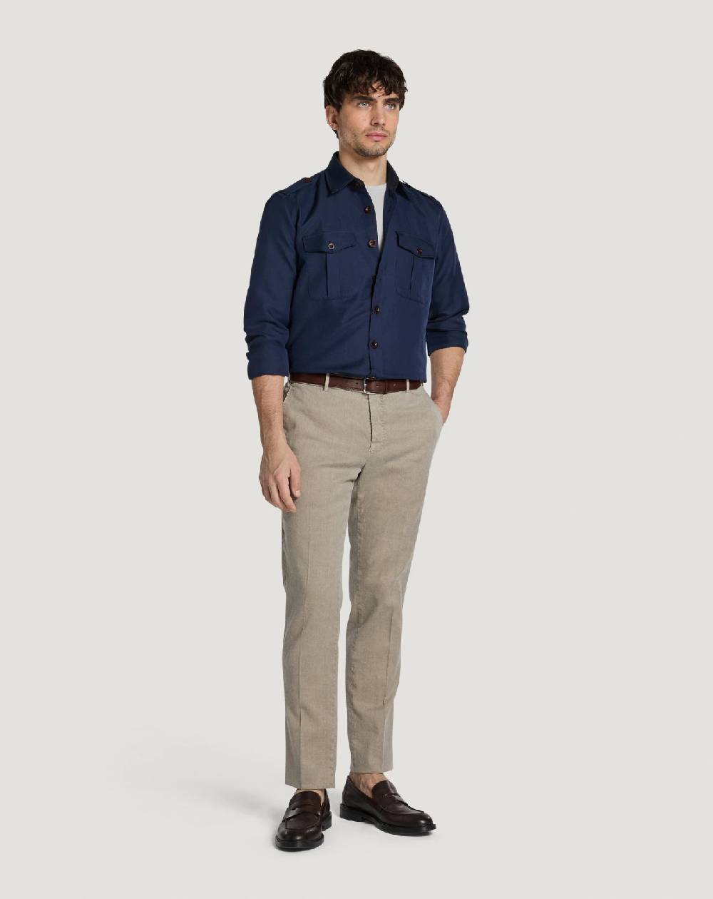 Pt Torino Camicia in twill Offerta