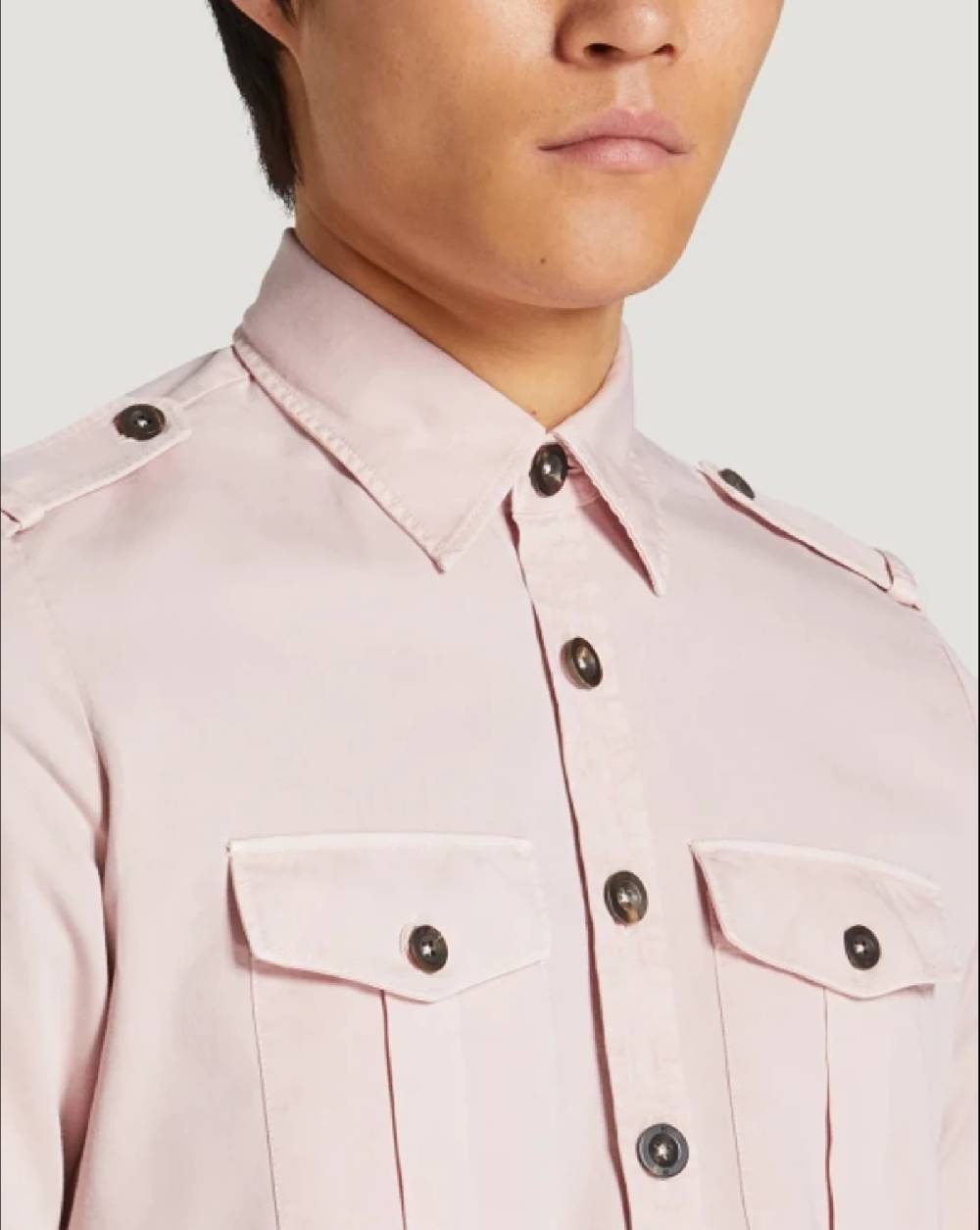 Pt Torino Camicia in gabardina di cotone Outlet