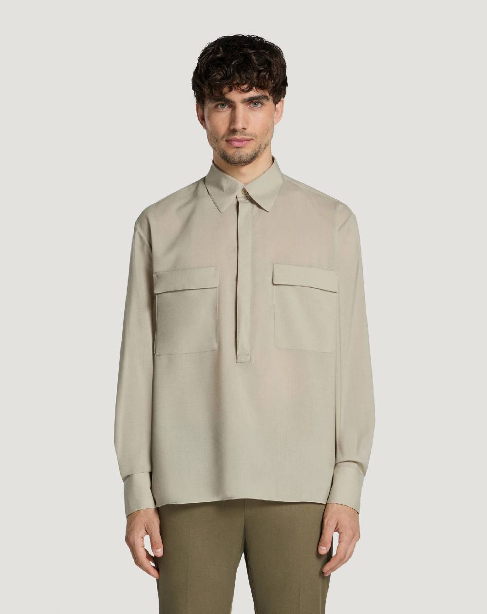 Pt Torino Camicia in lana In Vendita