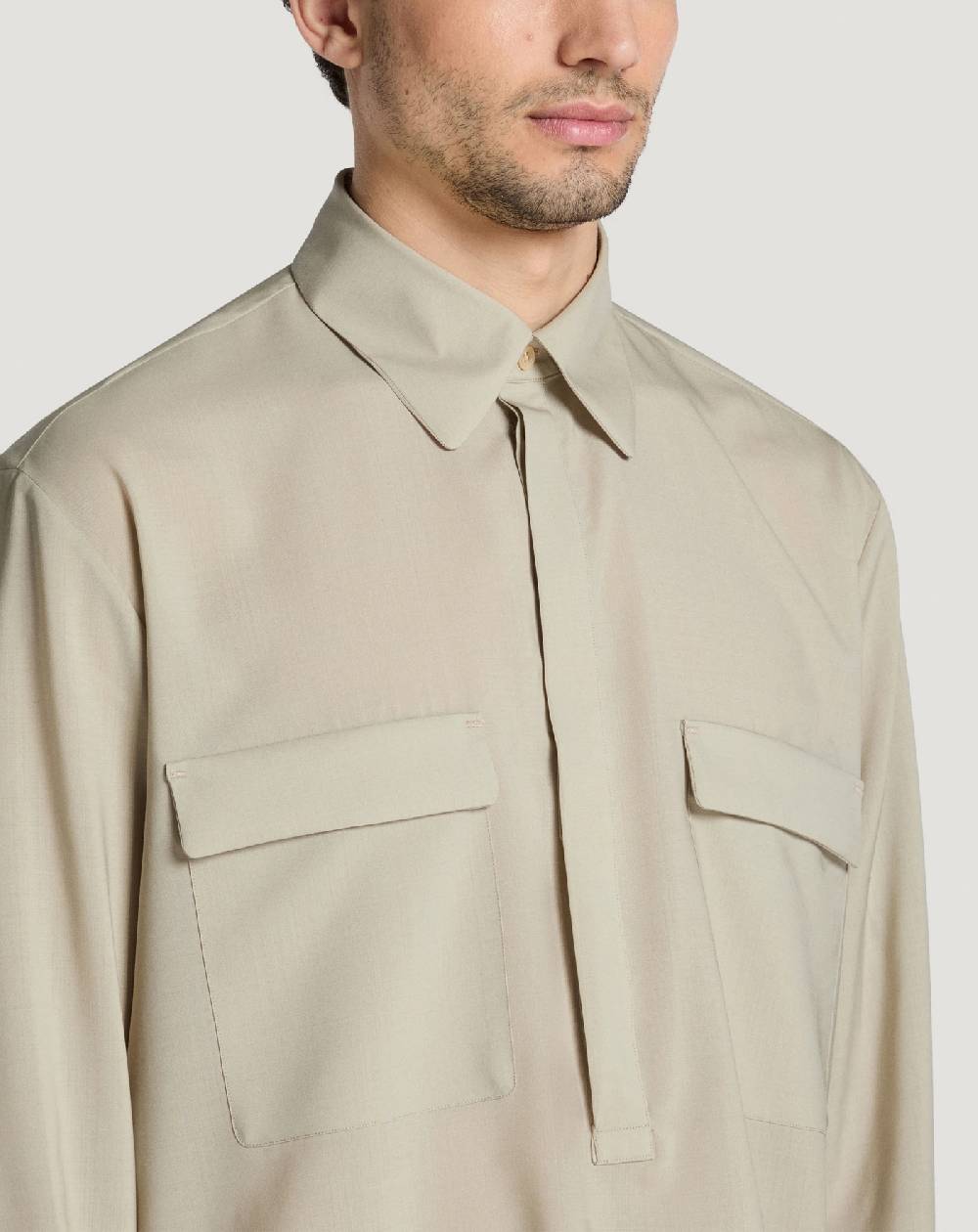 Pt Torino Camicia in lana In Vendita
