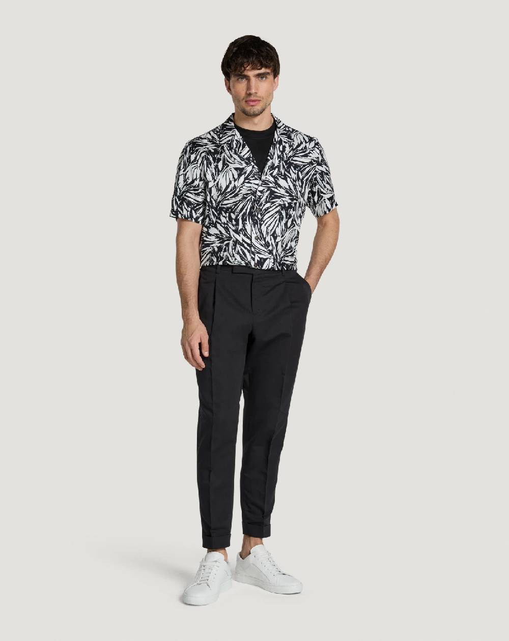 Pt Torino Camicia in twill Vendita Calda