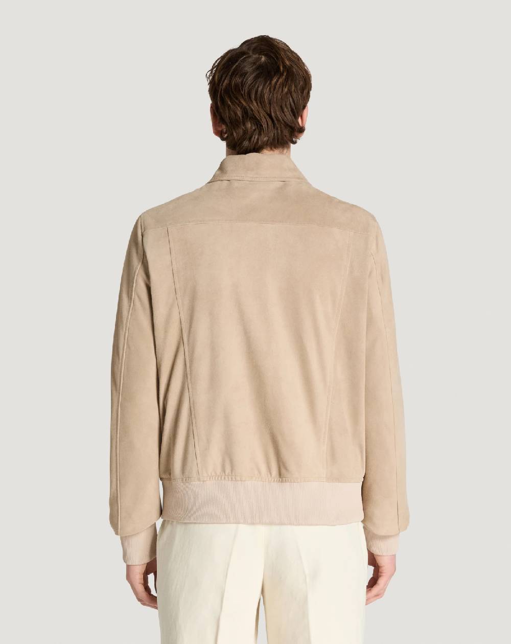 Pt Torino Bomber in suede In Linea