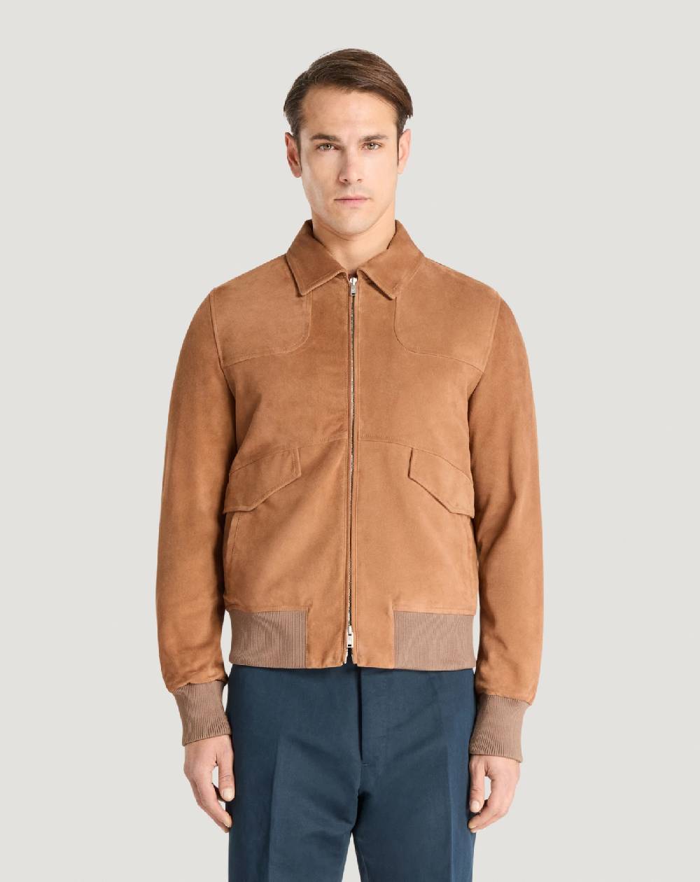 Pt Torino Bomber in suede Nuovo