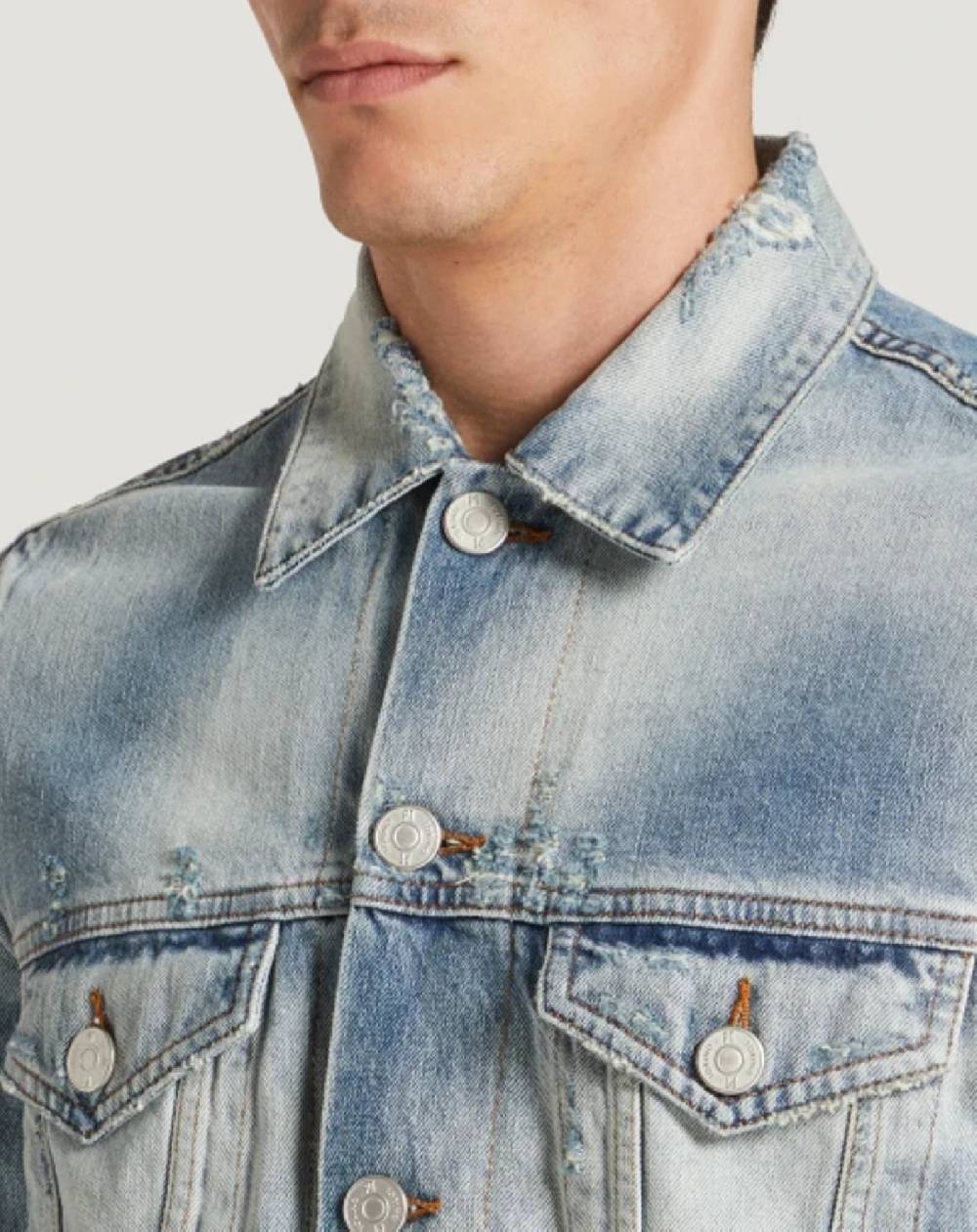 Pt Torino Giacca in denim Soddisfazione Garantita