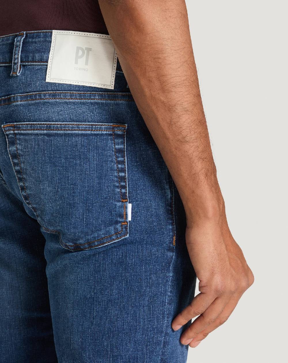 Pt Torino Jeans Swing in denim stretch indigo Fino Al -60%