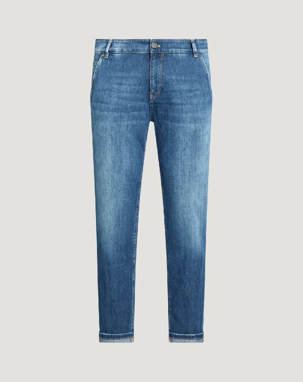 Pt Torino Jeans Indie in denim soft touch Prezzo Ridotto