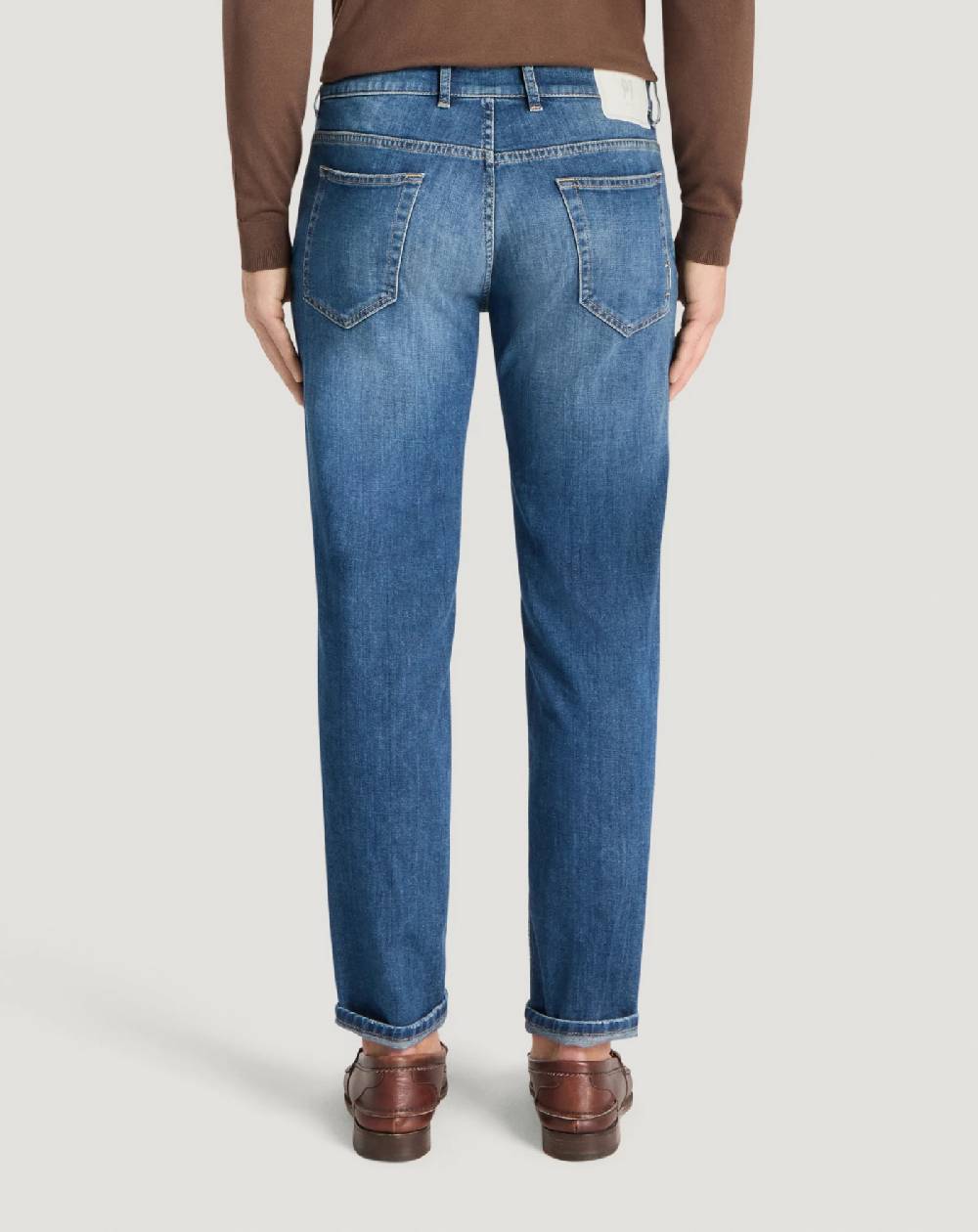 Pt Torino Jeans Indie in denim soft touch Prezzo Ridotto