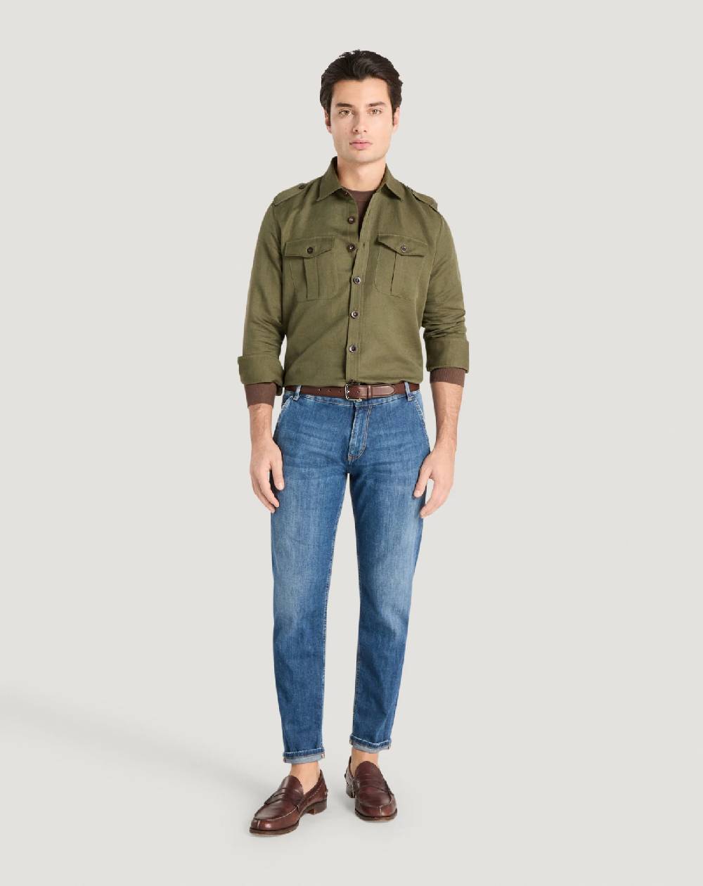 Pt Torino Jeans Indie in denim soft touch Prezzo Ridotto