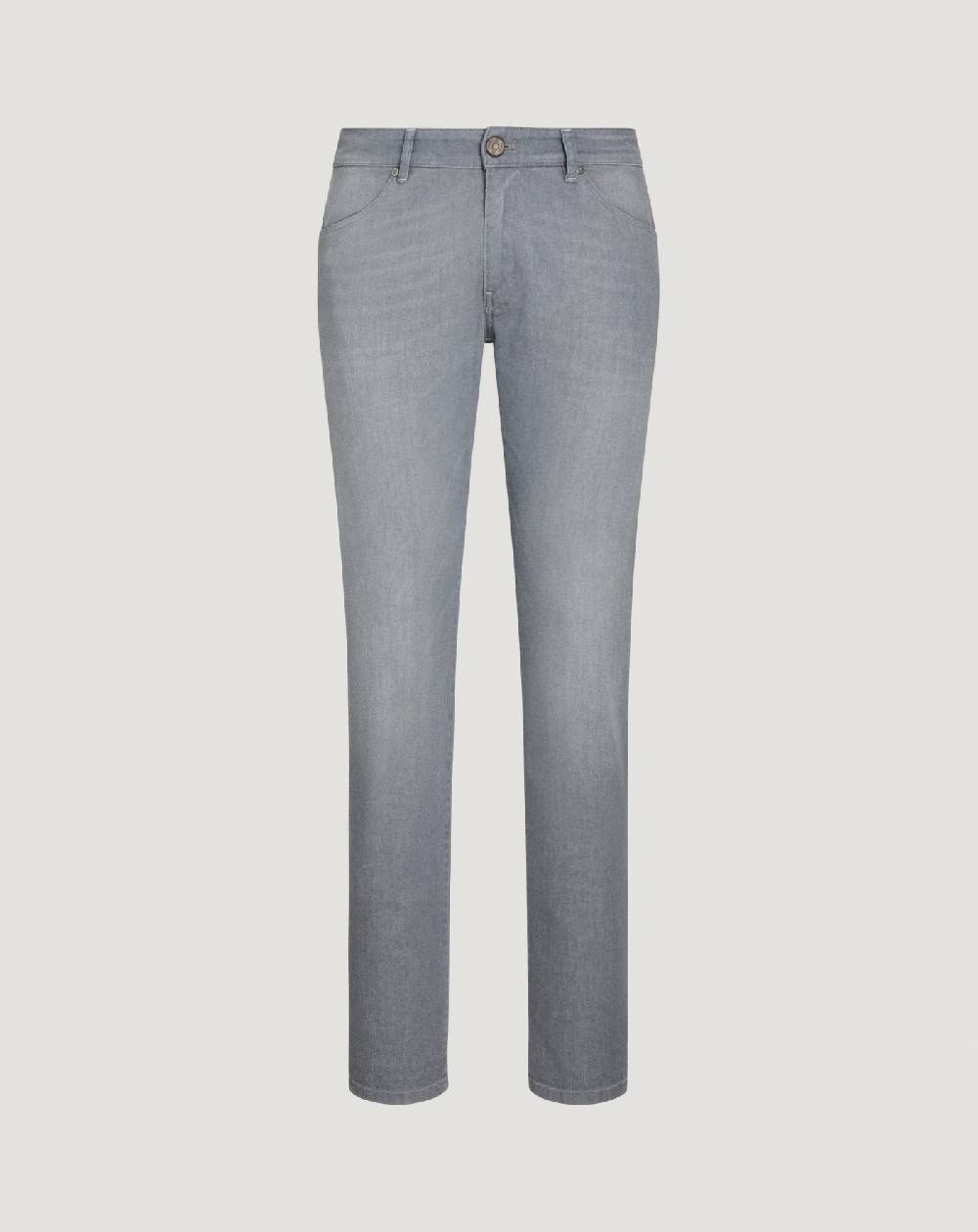 Pt Torino Jeans Swing in light grey denim Sottocosto
