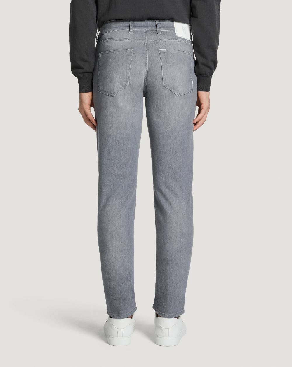 Pt Torino Jeans Swing in light grey denim Sottocosto