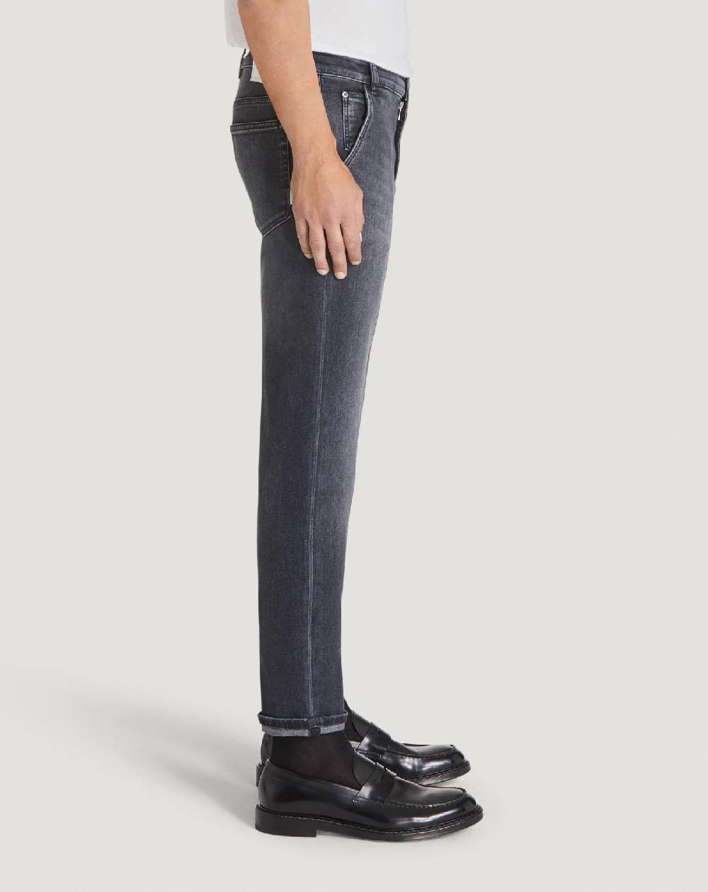 Pt Torino Jeans Indie in denim soft touch Novità