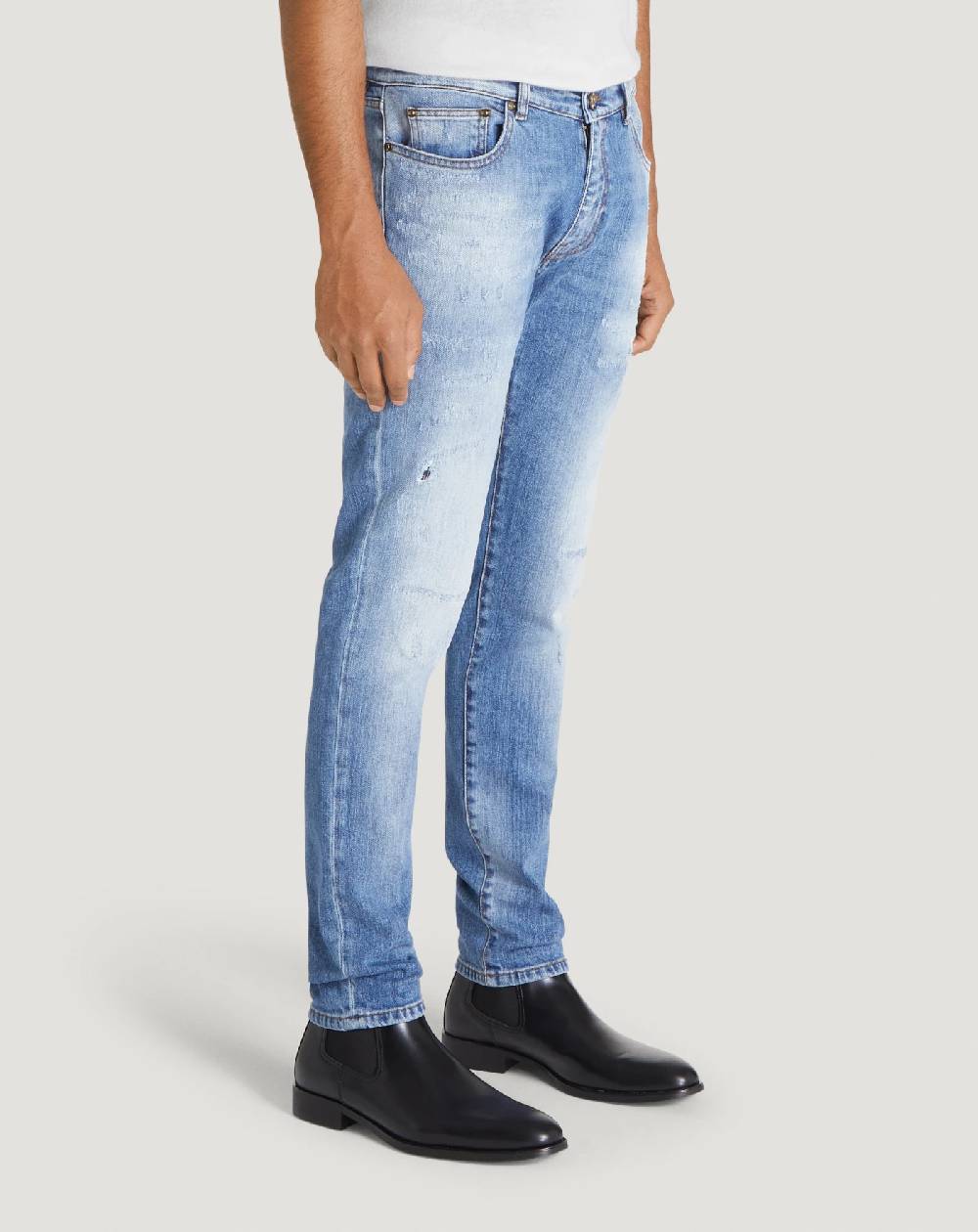 Pt Torino Jeans Rock in denim organico stretch Online