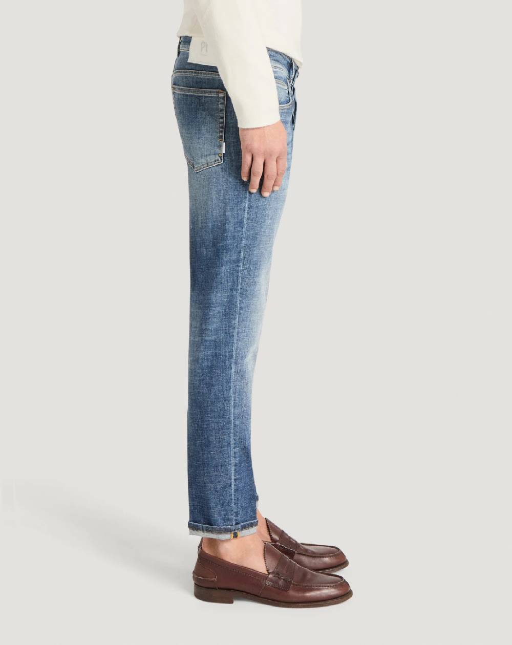 Pt Torino Jeans Reggae in denim organico stretch Saldi Di Fabbrica