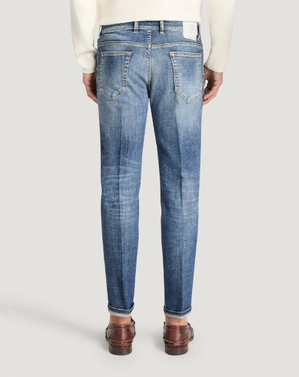 Pt Torino Jeans Reggae in denim organico stretch Saldi Di Fabbrica