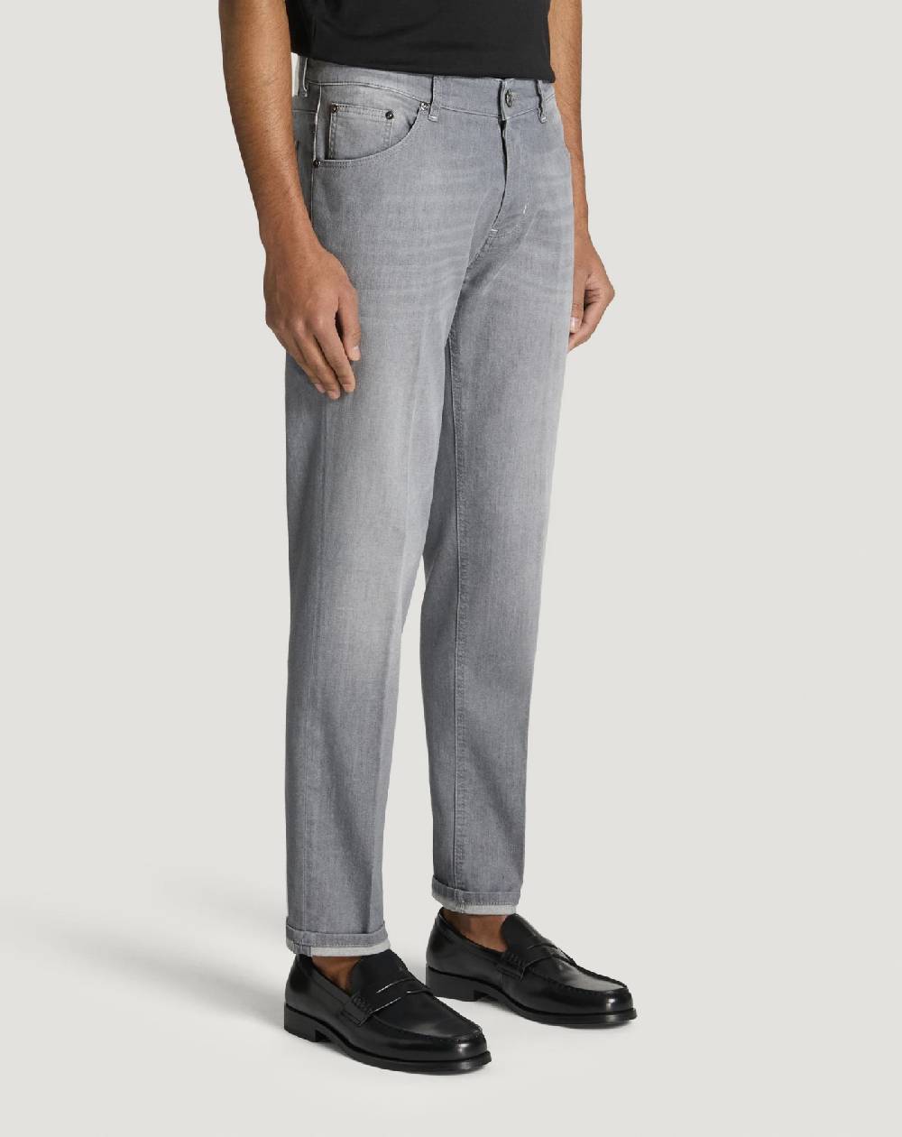 Pt Torino Jeans Reggae in light grey denim Vendite Flash