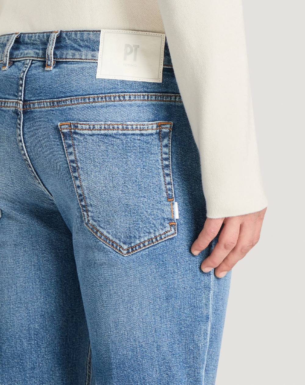Pt Torino Jeans Reggae in denim recycled stretch In Saldo