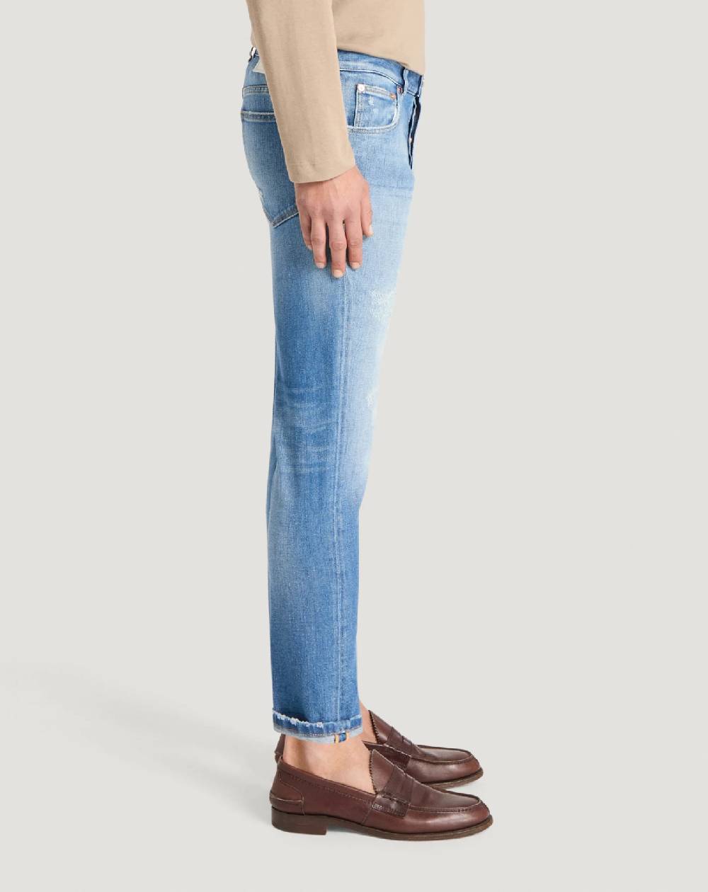 Pt Torino Jeans Reggae in denim stretch indigo Nuova