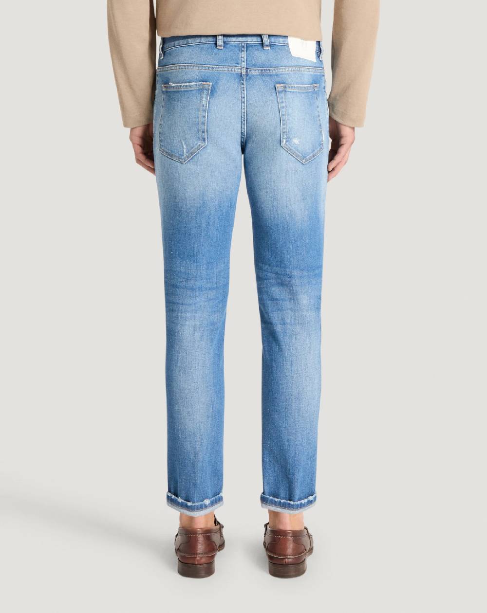 Pt Torino Jeans Reggae in denim stretch indigo Nuova