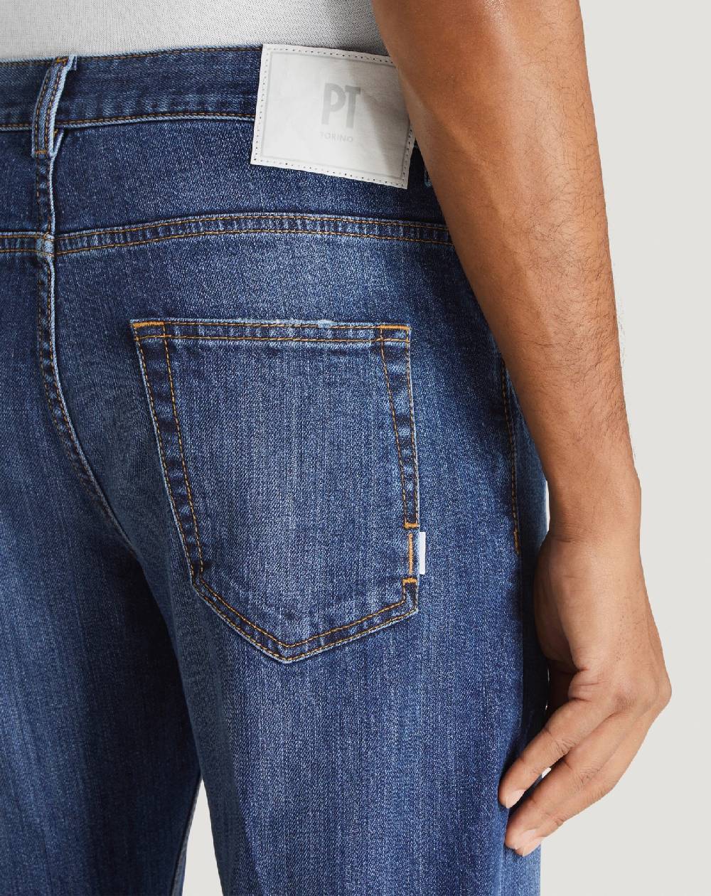 Pt Torino Jeans Dub in denim organico Italy