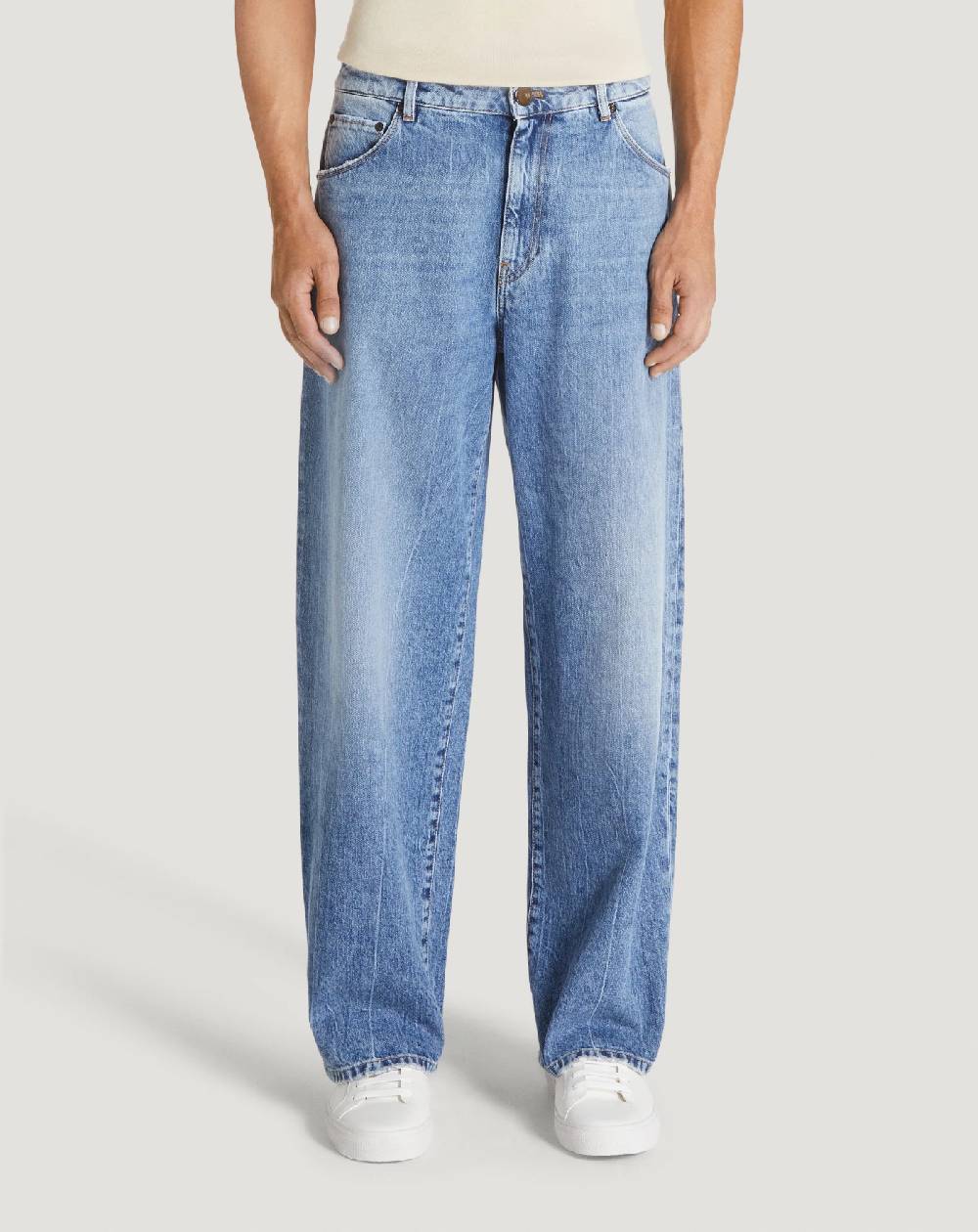 Pt Torino Jeans Skater in denim vintage In Linea