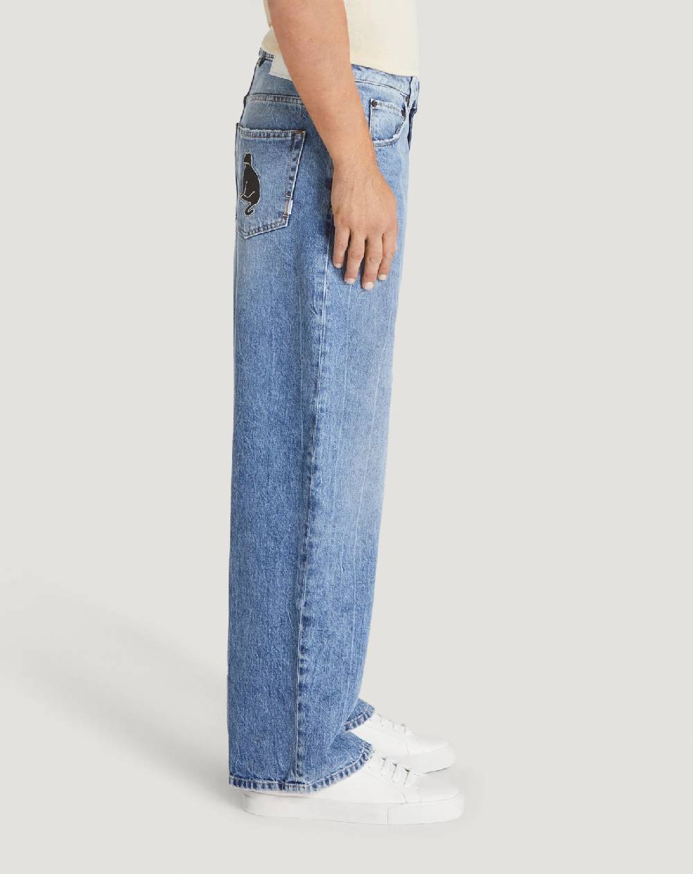 Pt Torino Jeans Skater in denim vintage In Linea