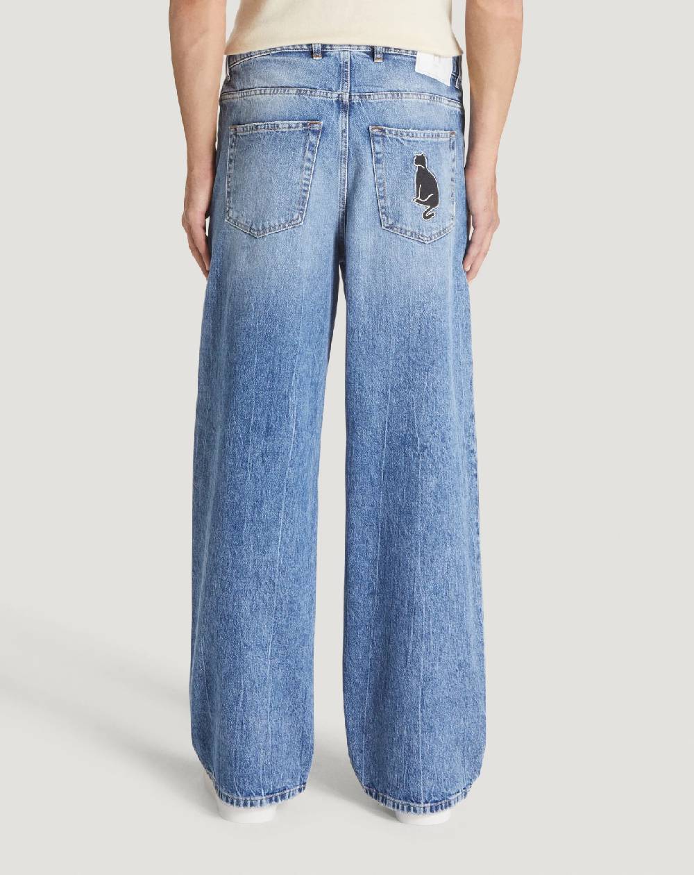 Pt Torino Jeans Skater in denim vintage In Linea