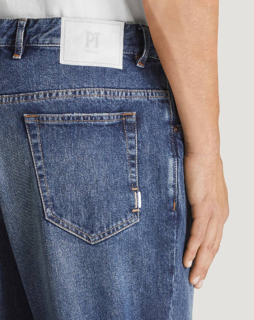 Pt Torino Jeans Rebel in denim vintage Nuovo