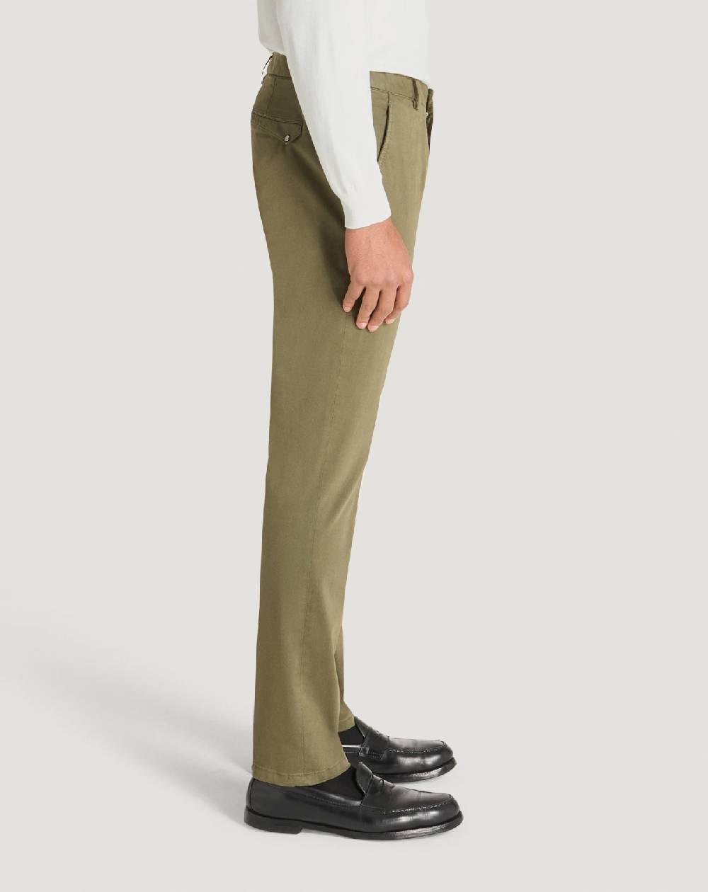 Pt Torino Pantaloni Wonder in satin stretch Vendita