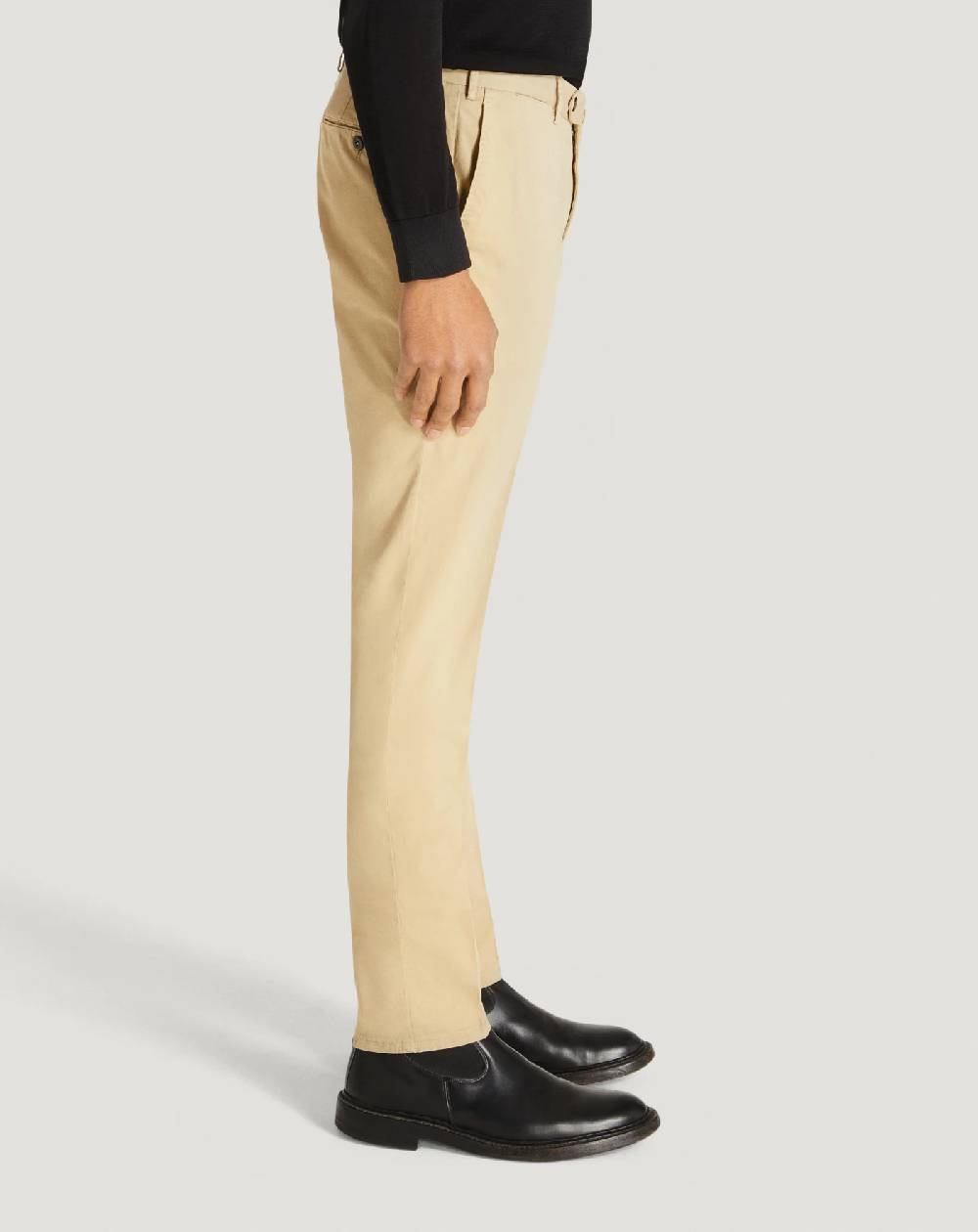 Pt Torino Pantaloni Superslim in gabardina stretch Spedizione Gratuita