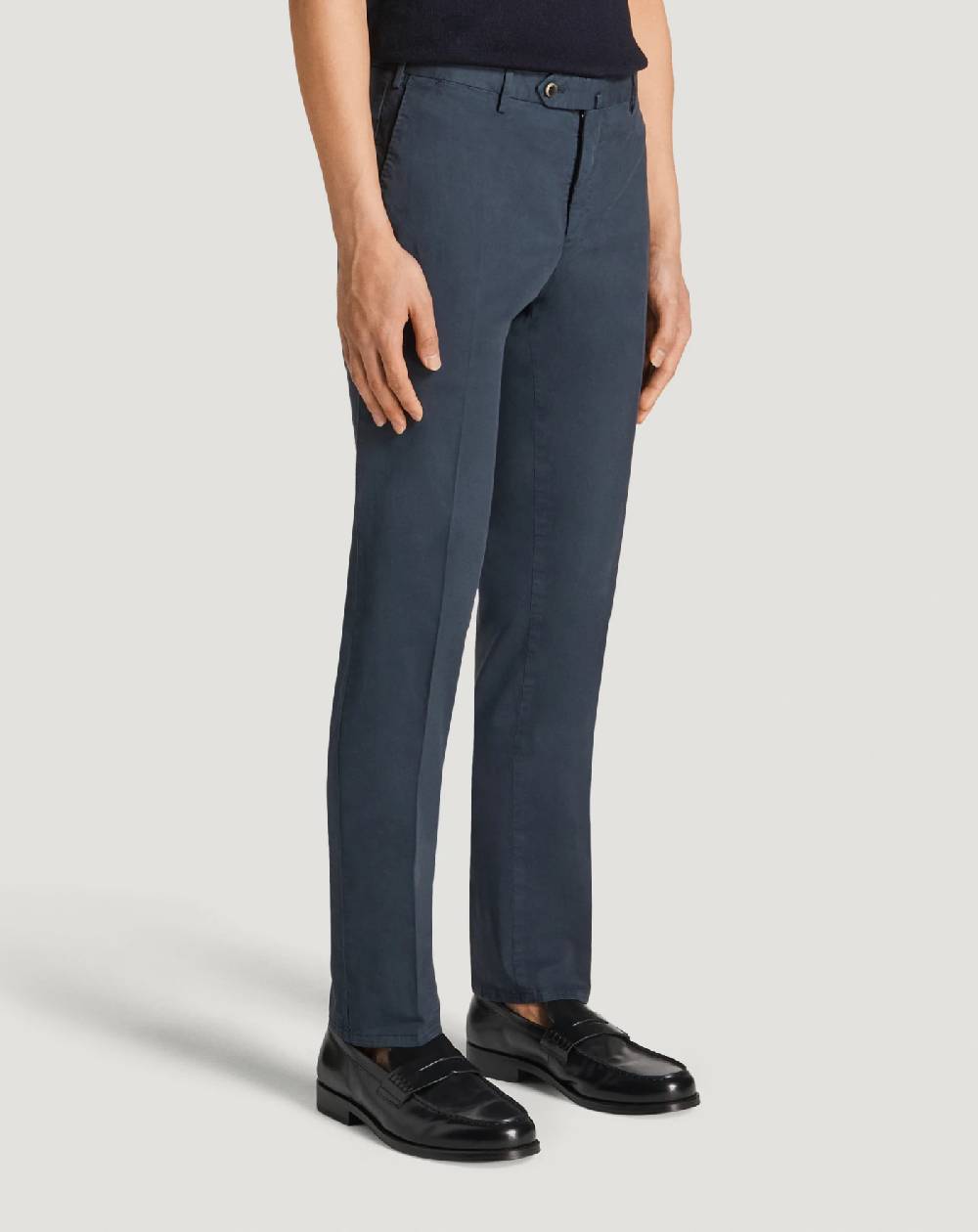 Pt Torino Pantaloni Slim in gabardina stretch Consegna Veloce