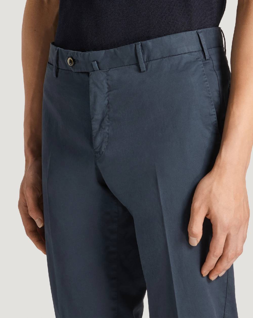Pt Torino Pantaloni Slim in gabardina stretch Consegna Veloce