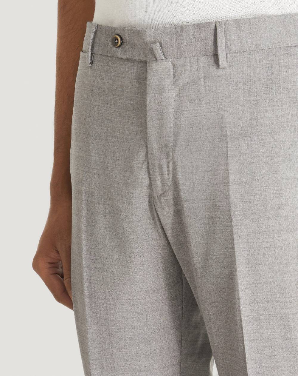 Pt Torino Pantaloni Slim in lana four season Convenienza