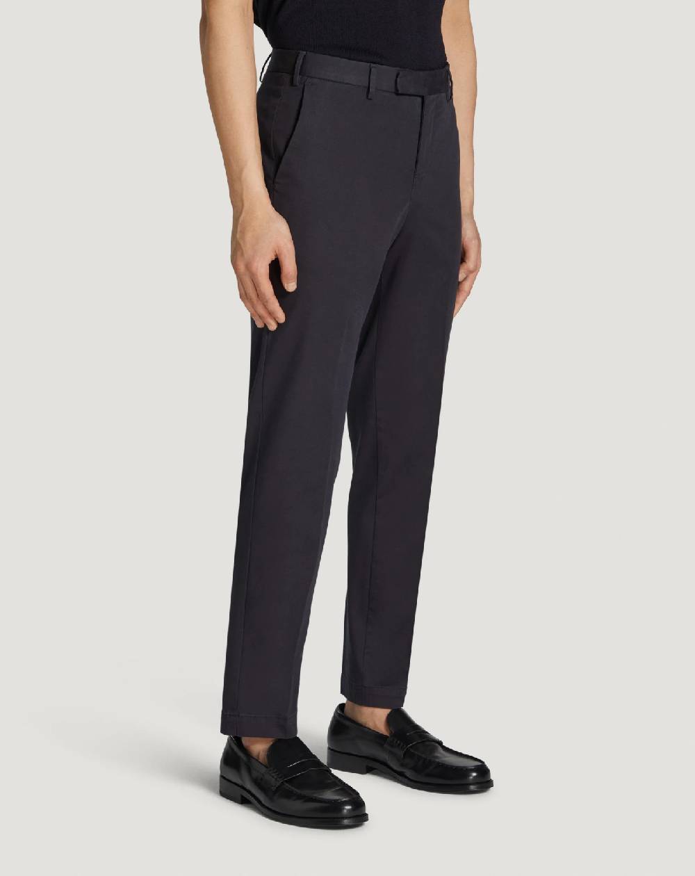 Pt Torino Pantaloni Master in cotone stretch délavé Novità