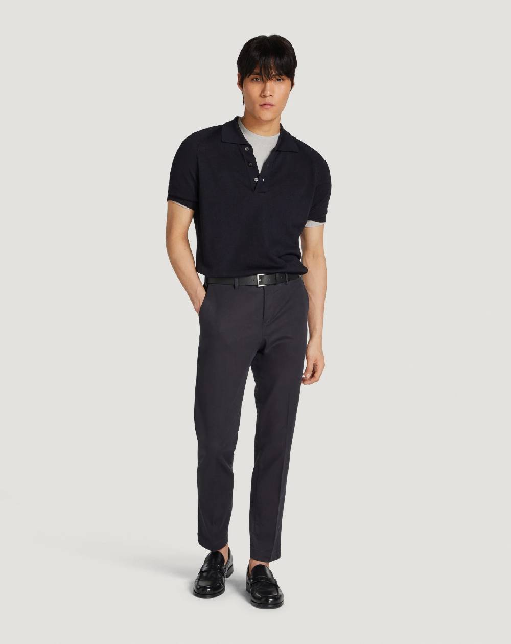 Pt Torino Pantaloni Master in cotone stretch délavé Novità
