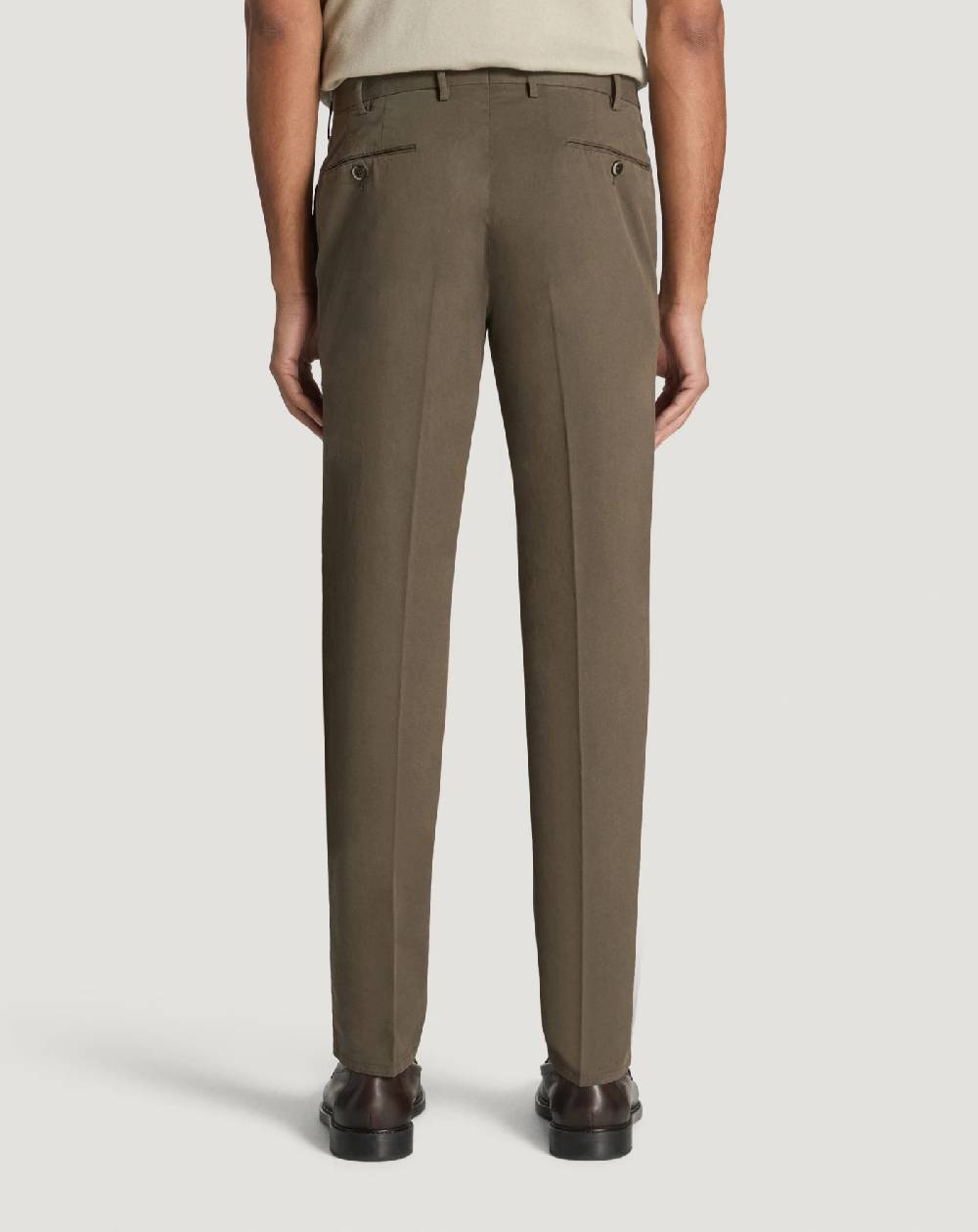 Pt Torino Pantaloni Slim in gabardina stretch Vendita Economica