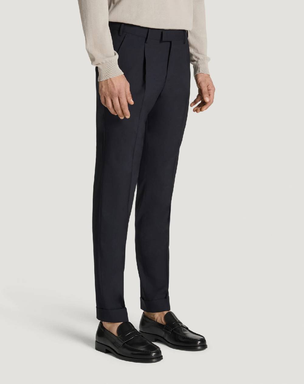 Pt Torino Pantaloni Master in lana four season Saldi Di Fabbrica