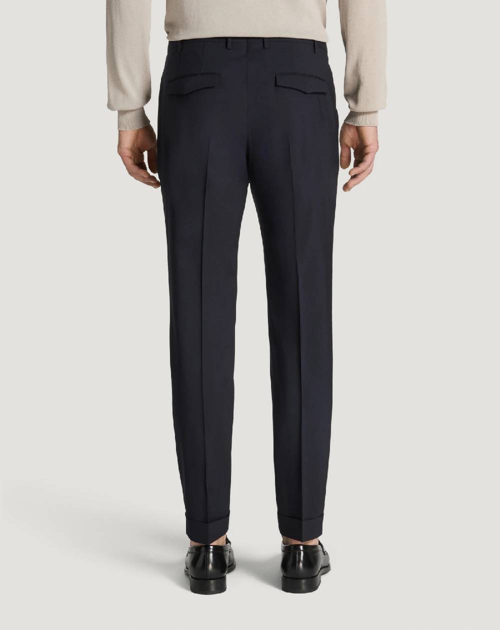 Pt Torino Pantaloni Master in lana four season Saldi Di Fabbrica