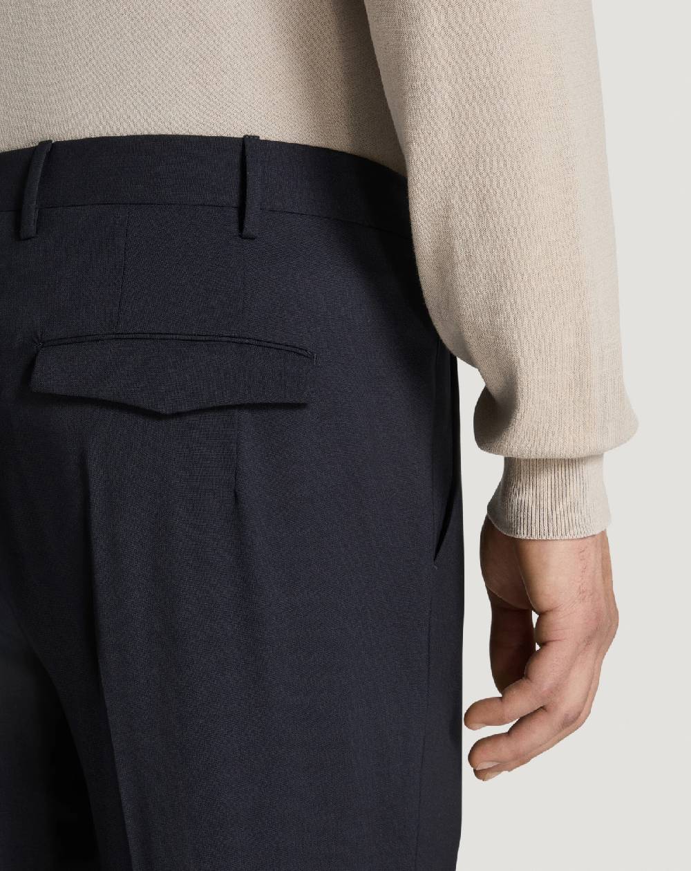 Pt Torino Pantaloni Master in lana four season Saldi Di Fabbrica