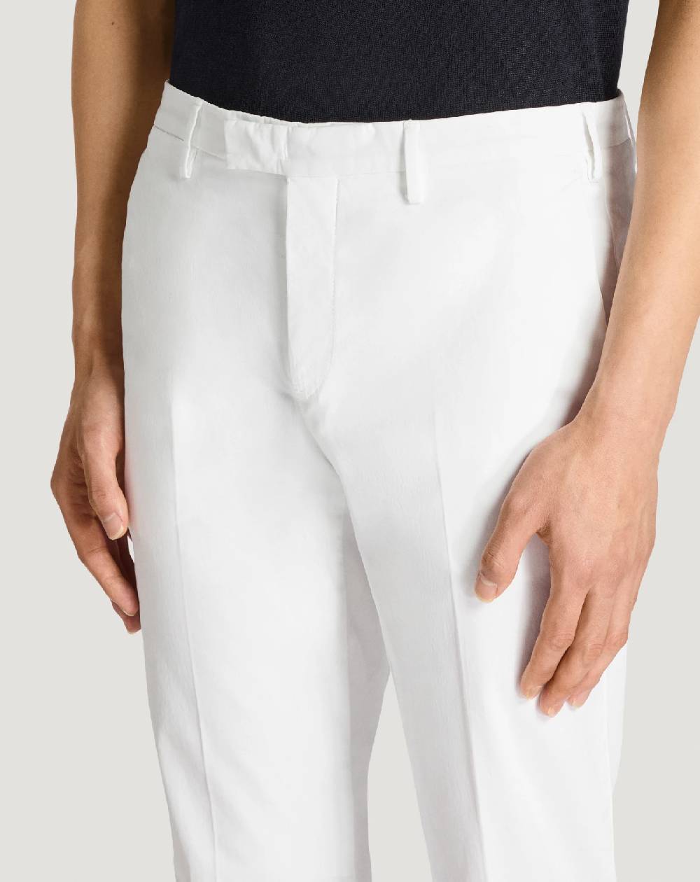 Pt Torino Pantaloni Skinny in gabardina stretch Italy