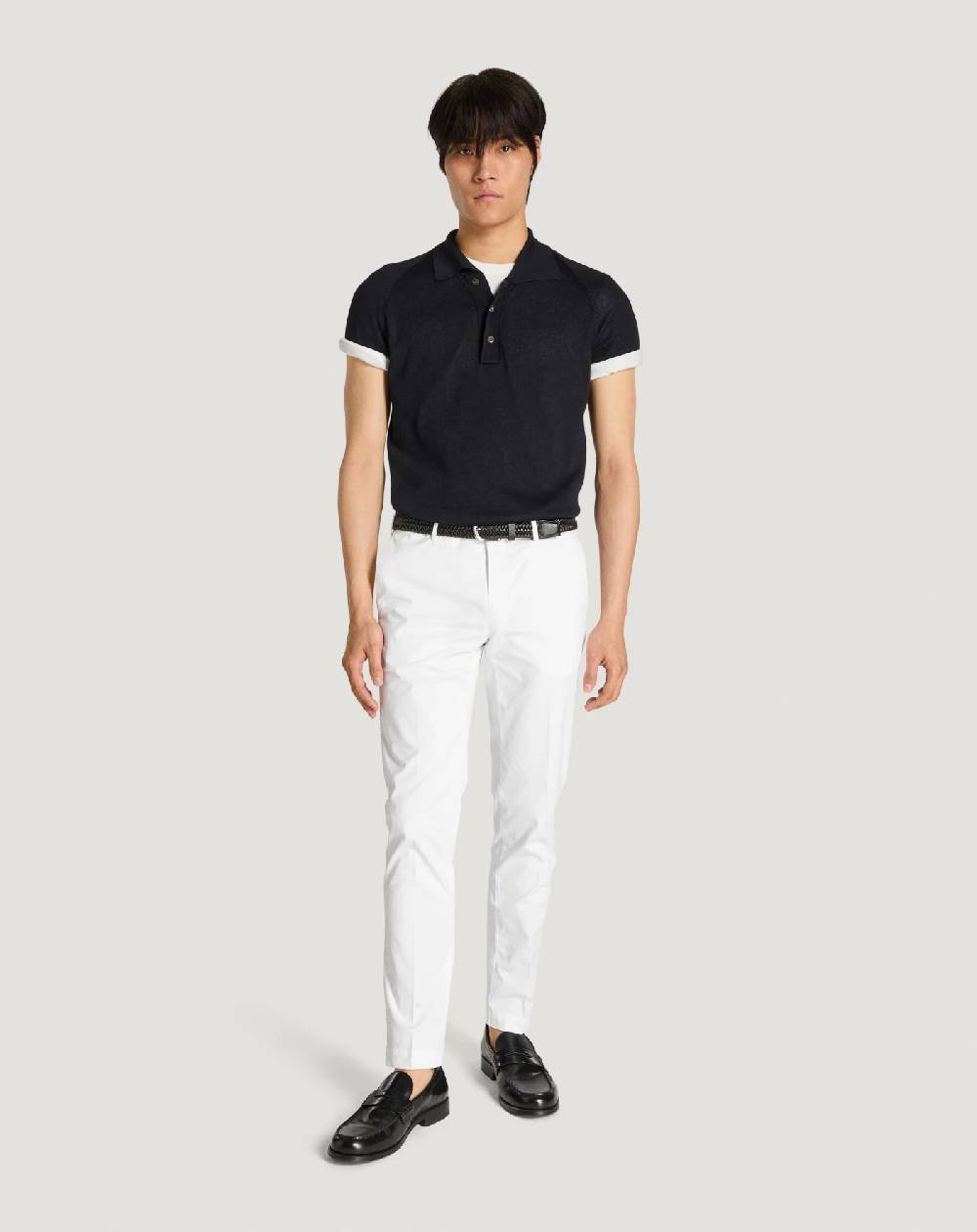 Pt Torino Pantaloni Skinny in gabardina stretch Italy