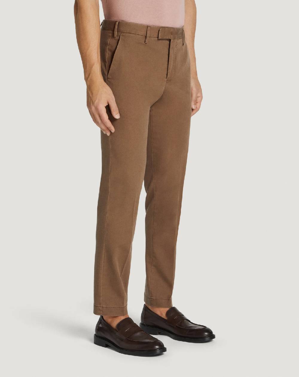 Pt Torino Pantaloni Master in cotone stretch délavé Soddisfazione Garantita