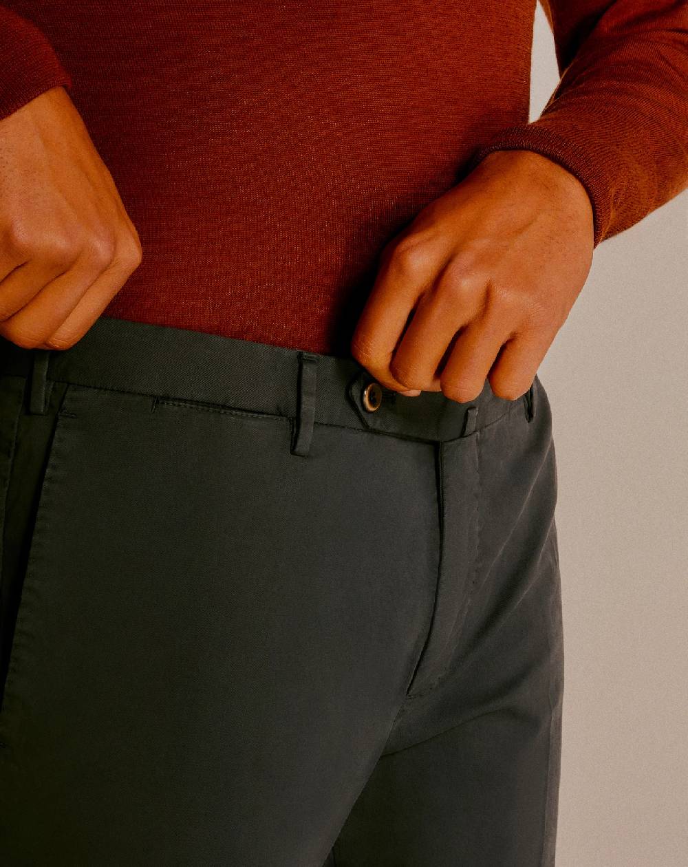 Pt Torino Pantaloni Superslim in gabardina stretch Spedizione Gratuita