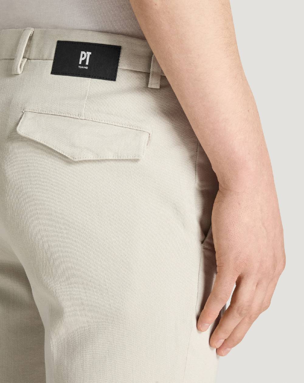 Pt Torino Pantaloni House in silky denim stretch Qualità Garantita