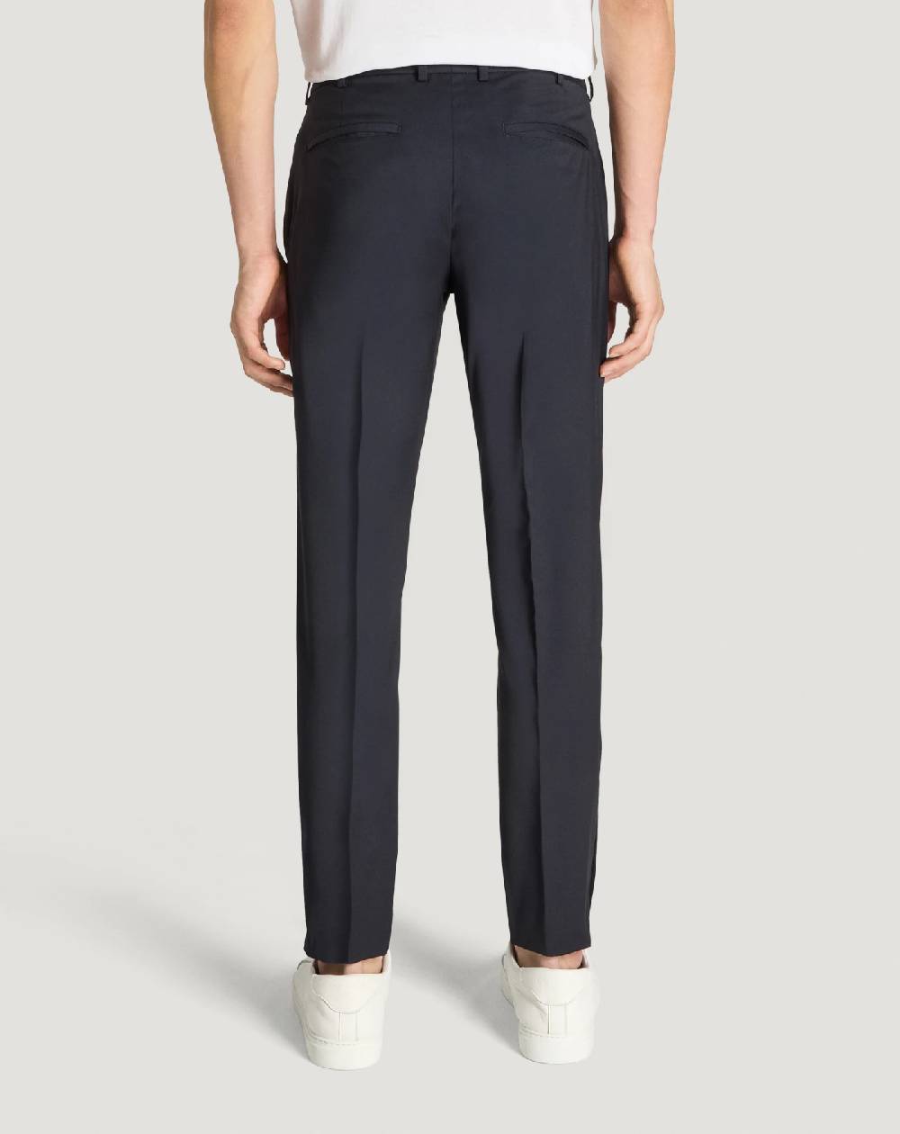 Pt Torino Pantaloni Epsilon Zip in lana active Consegna Veloce