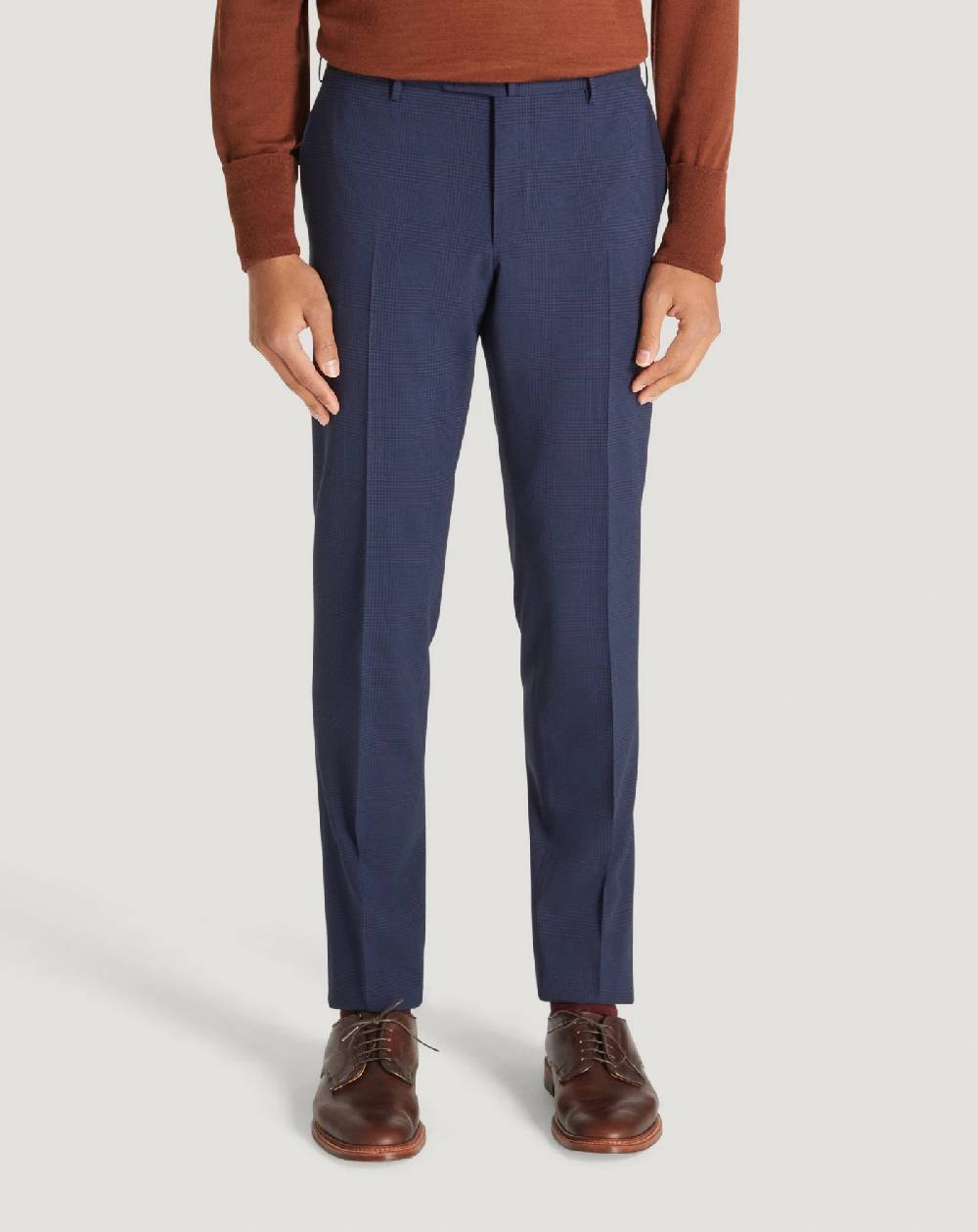 Pt Torino Pantaloni Superslim in lana a quadri Promozione Limitata