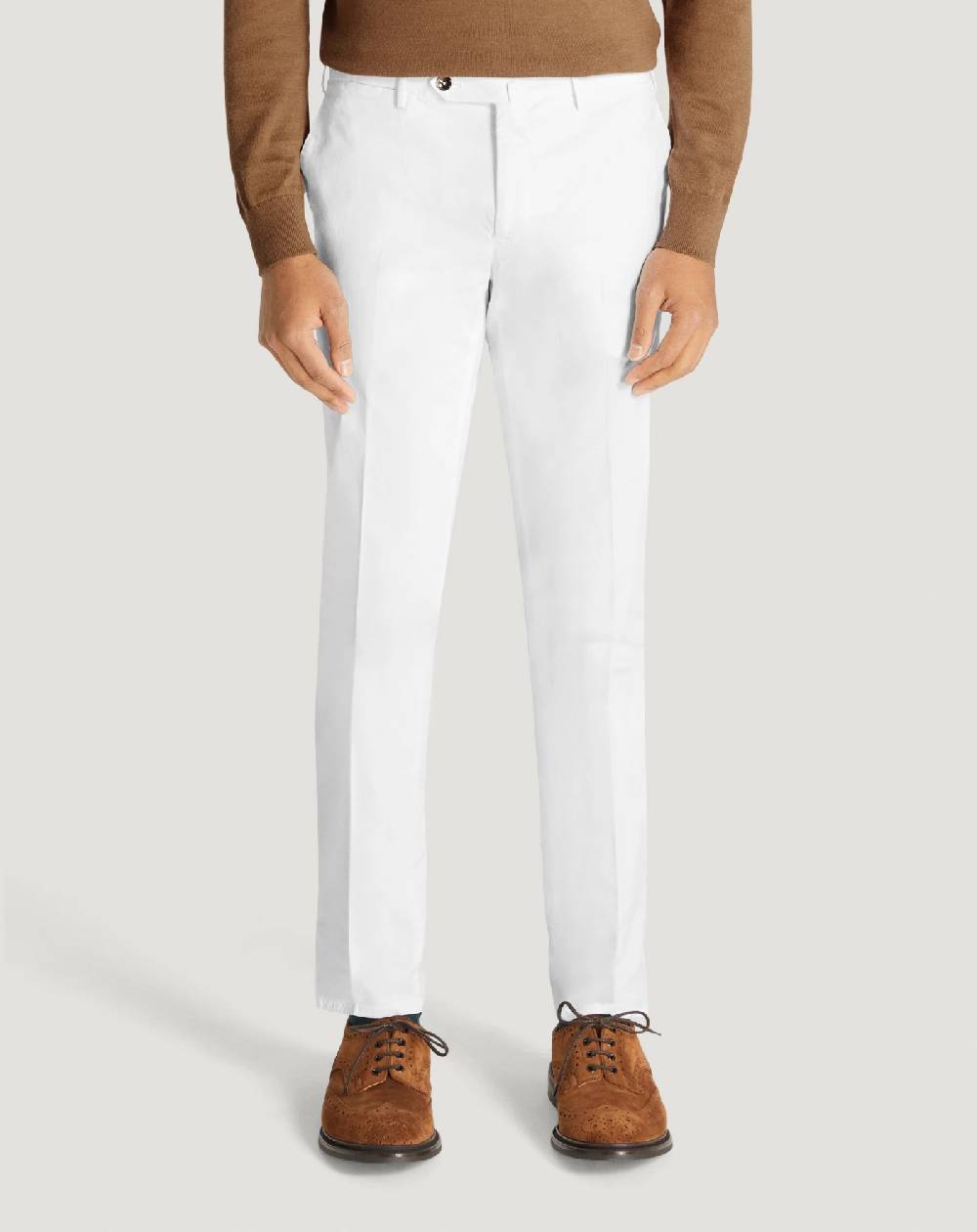 Pt Torino Pantaloni Superslim in gabardina stretch Presa